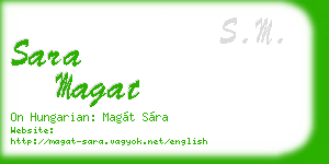 sara magat business card